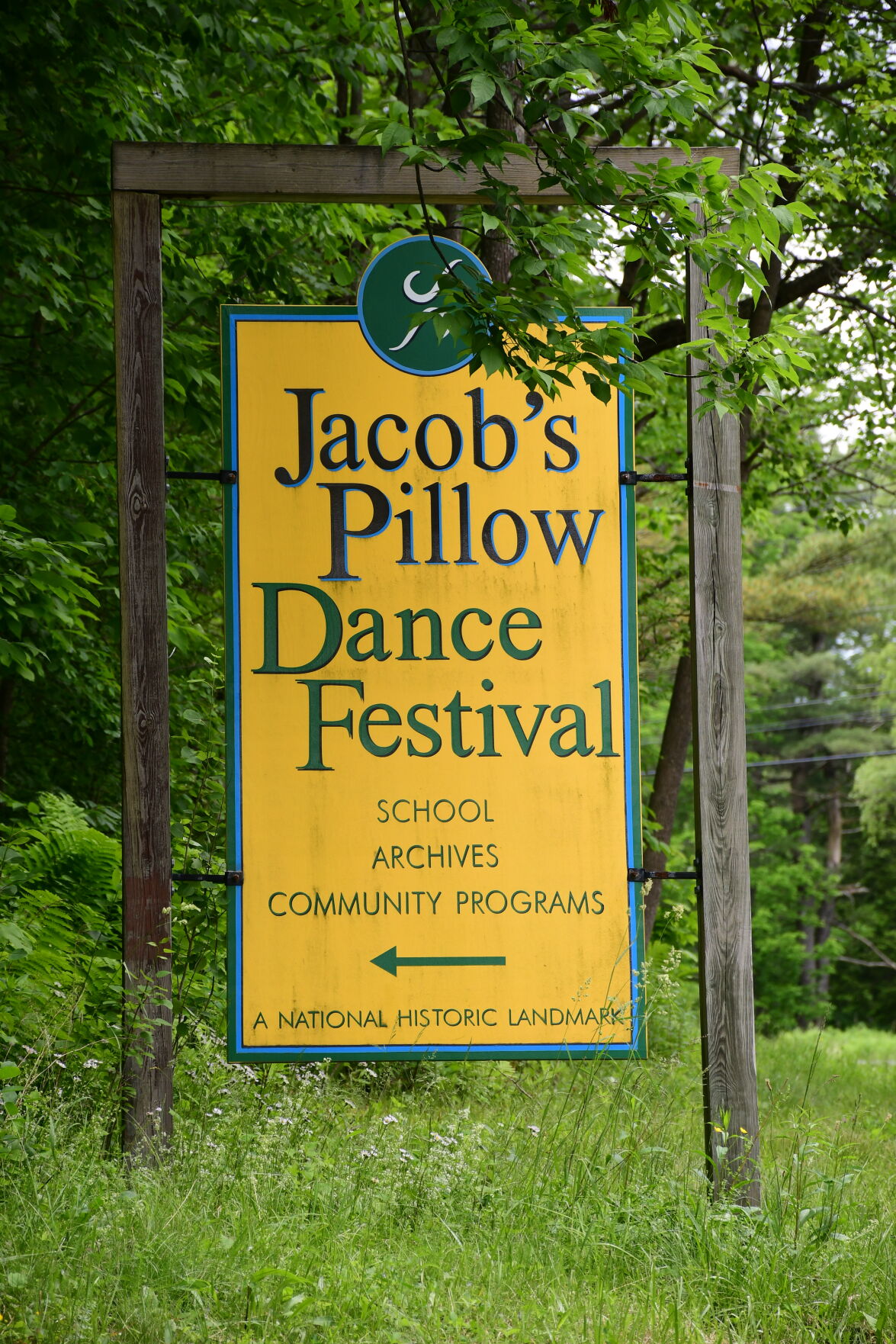Jacob's Pillow sign